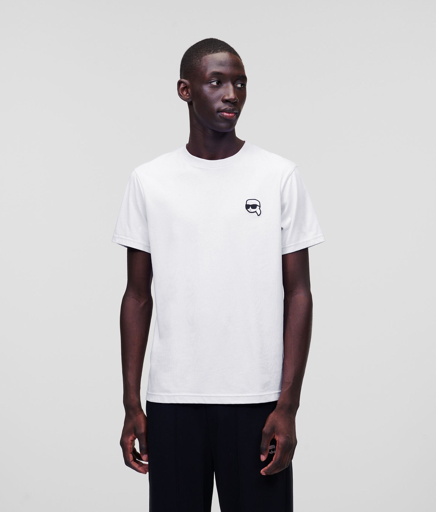 KARL IKONIK T-SHIRT WITH YOKE