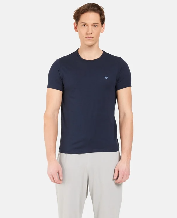 Emporio Armani T-shirts, set of 2 Navy color