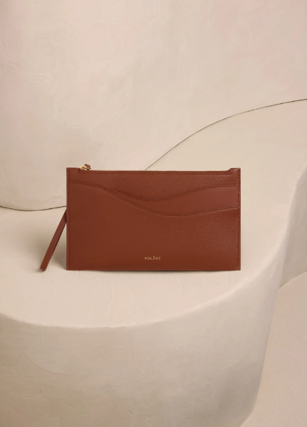 POLENE-Sierra Pouch DUO COGNAC EDITION