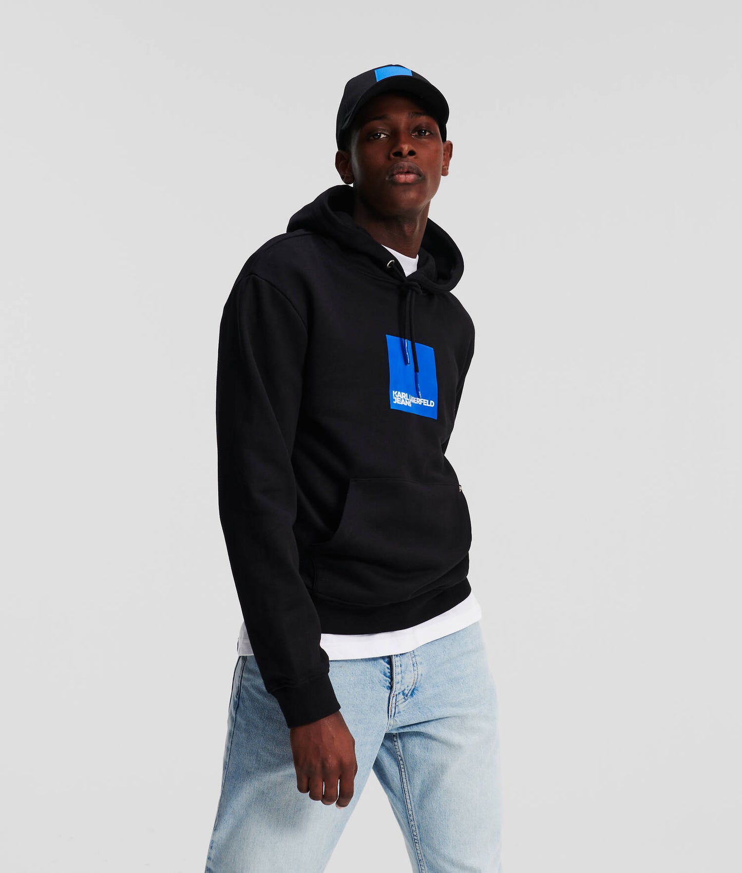 KLJ FRAMED LOGO HOODIE