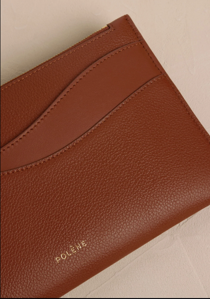 POLENE-Sierra Pouch DUO COGNAC EDITION