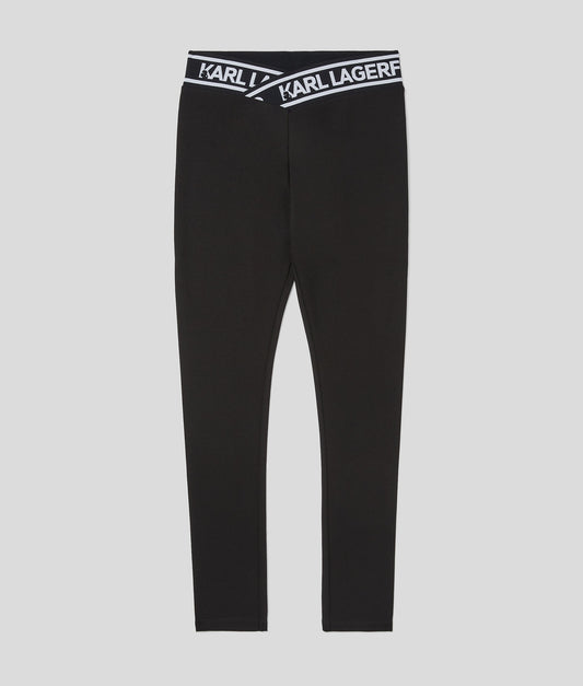 GIRLS' LEGGINGS WITH K/LOGO TRIM