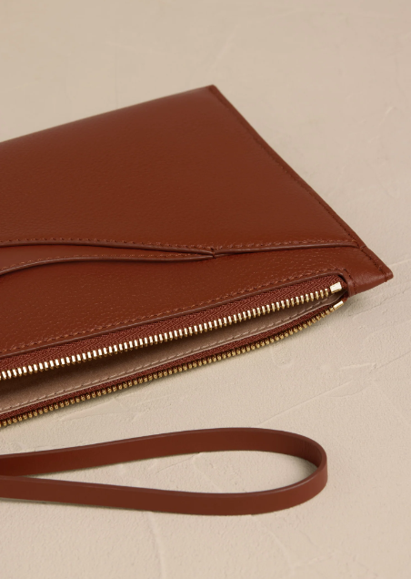 POLENE-Sierra Pouch DUO COGNAC EDITION