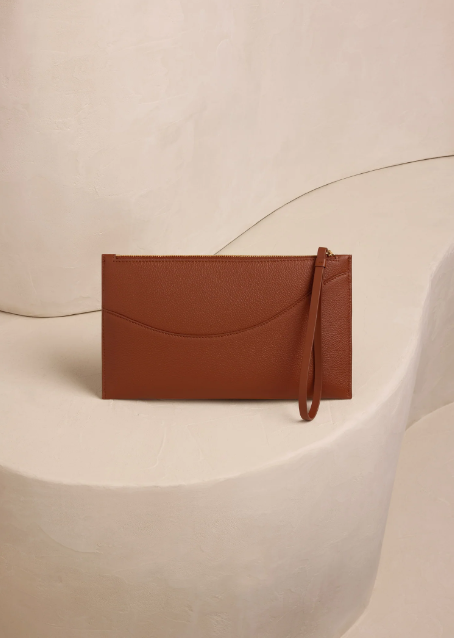 POLENE-Sierra Pouch DUO COGNAC EDITION