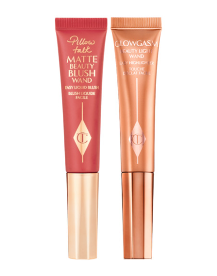 CHARLOTTE TILBURY - PILLOW TALK GLOW & BLUSH BEAUTY WAND KIT CHEEK KIT