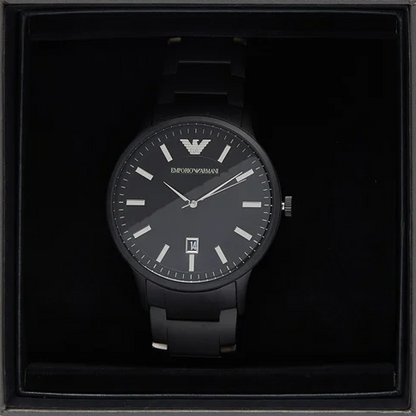 Emporio Armani watch color black