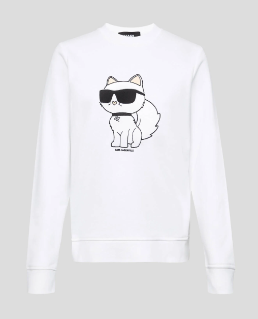 Karl Lagerfeld-KARL IKONIK CHOUPETTE SWEATSHIRT