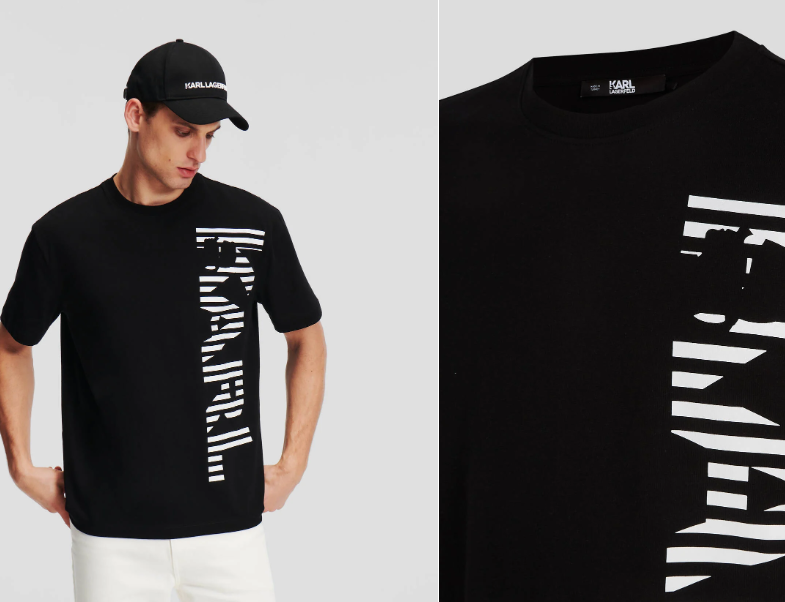 KARL VERTICAL LOGO T-SHIRT