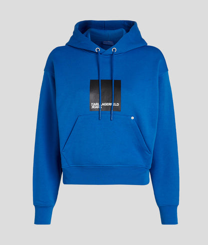 Karl Lagerfeld-KLJ FRAMED LOGO HOODIE