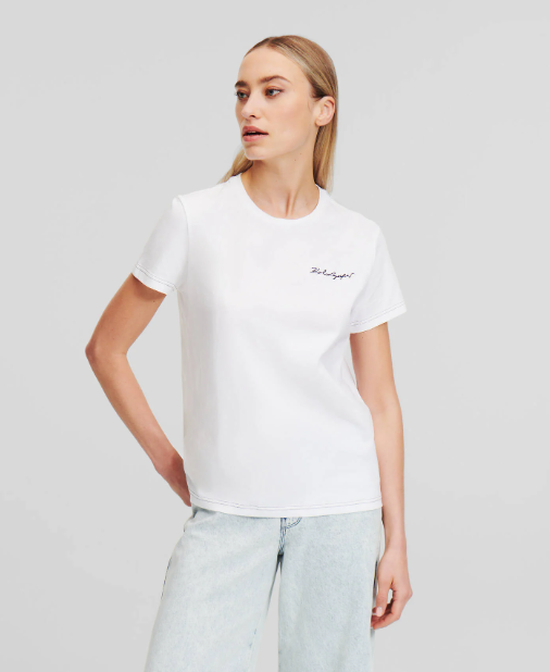 Karl Lagerfeld-T-SHIRT KARL SIGNATURE