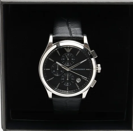 Emporio Armani Chronograph Silver Color