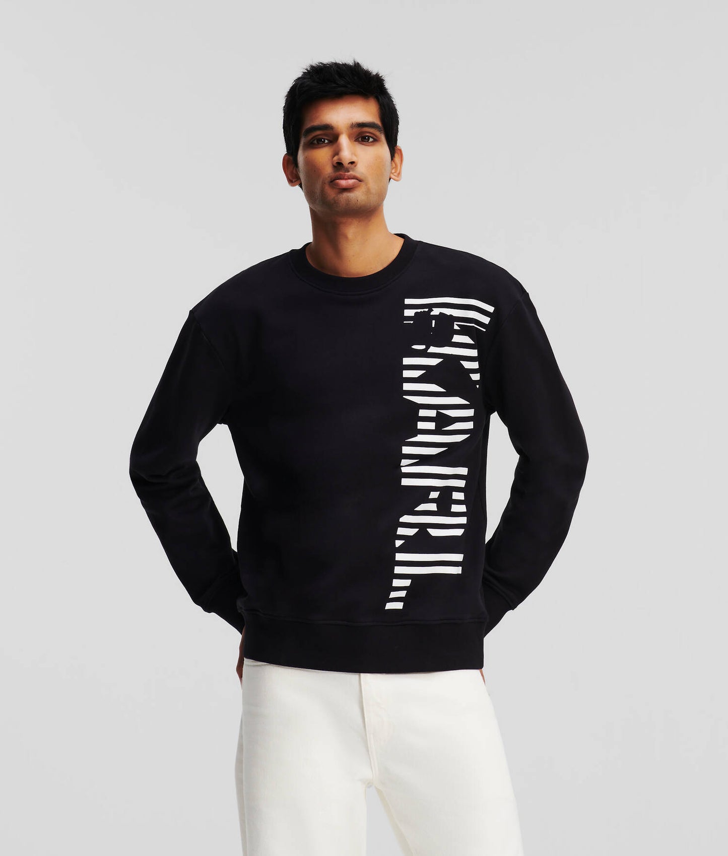 KARL VERTICAL LOGO SWEATSHIRT