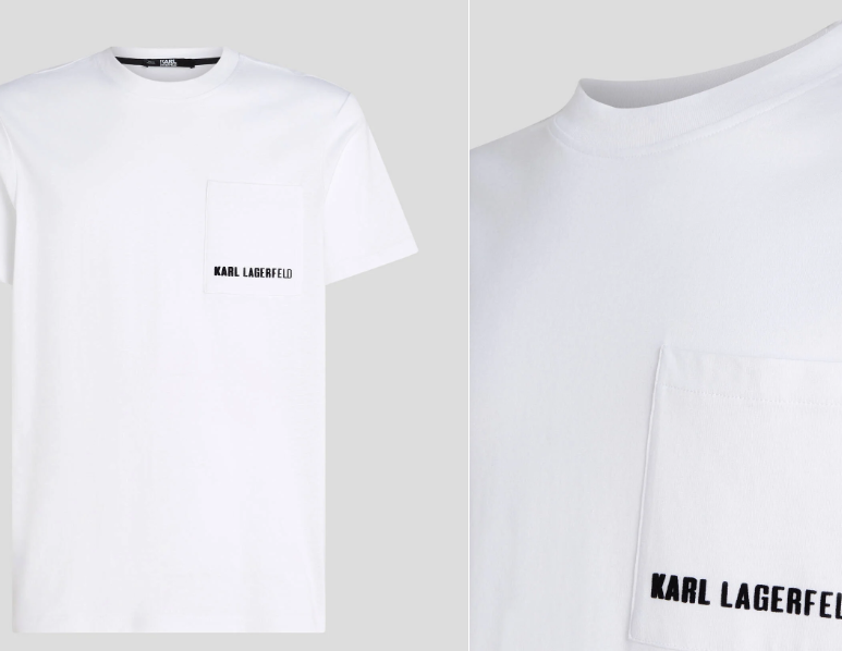 KARL LOGO POCKET T-SHIRT