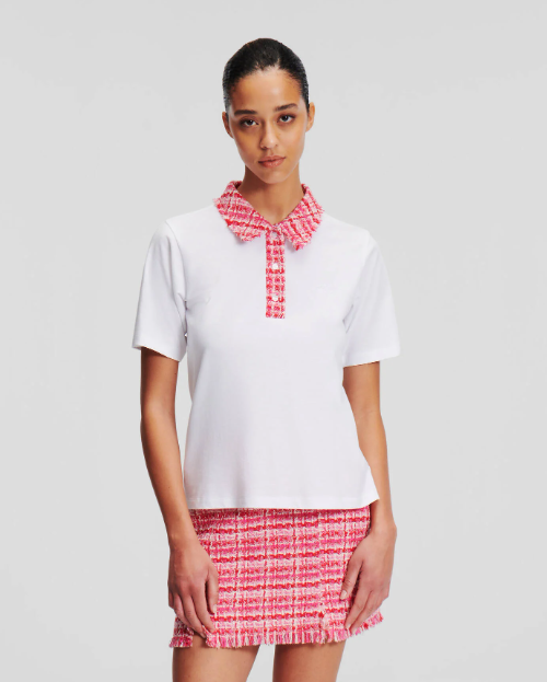 Karl Lagerfeld-POLO SHIRT IN BUCKLE