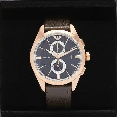 Emporio Armani Chronograph Rose Gold Color