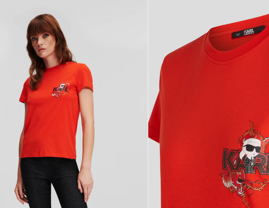 Karl Lagerfeld-K/IKONIK LUNAR NEW YEAR T-SHIRT