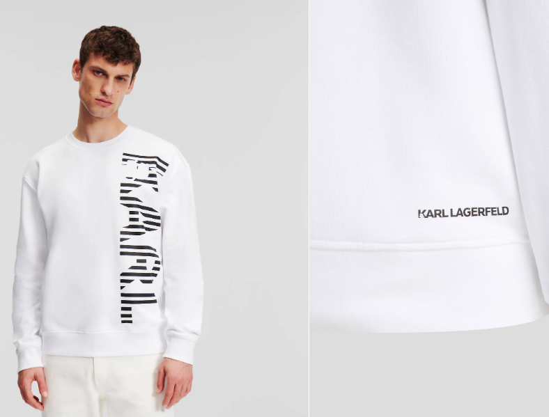 KARL VERTICAL LOGO SWEATSHIRT