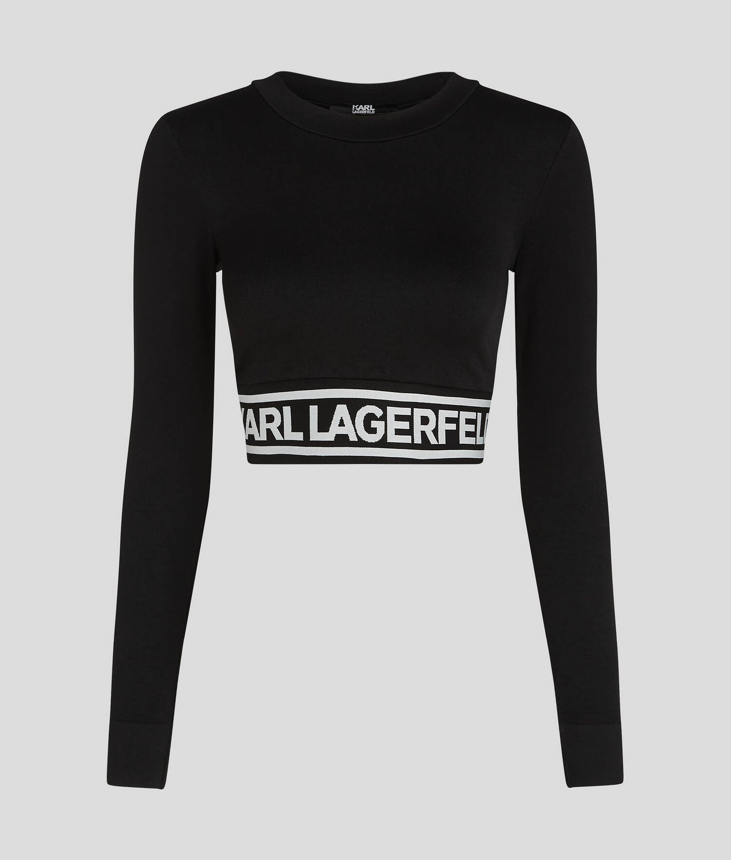 Karl Lagerfeld-KARL LOGO LONG SLEEVE TOP