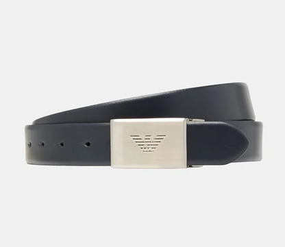 Emporio Armani leather belt color blue