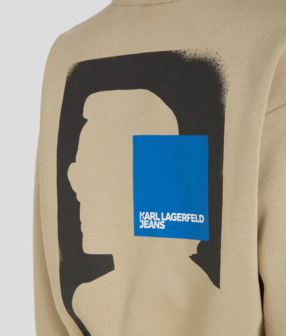 Karl Lagerfeld- STRAIGHT FIT SWEATSHIRT WITH KLJ LOGO