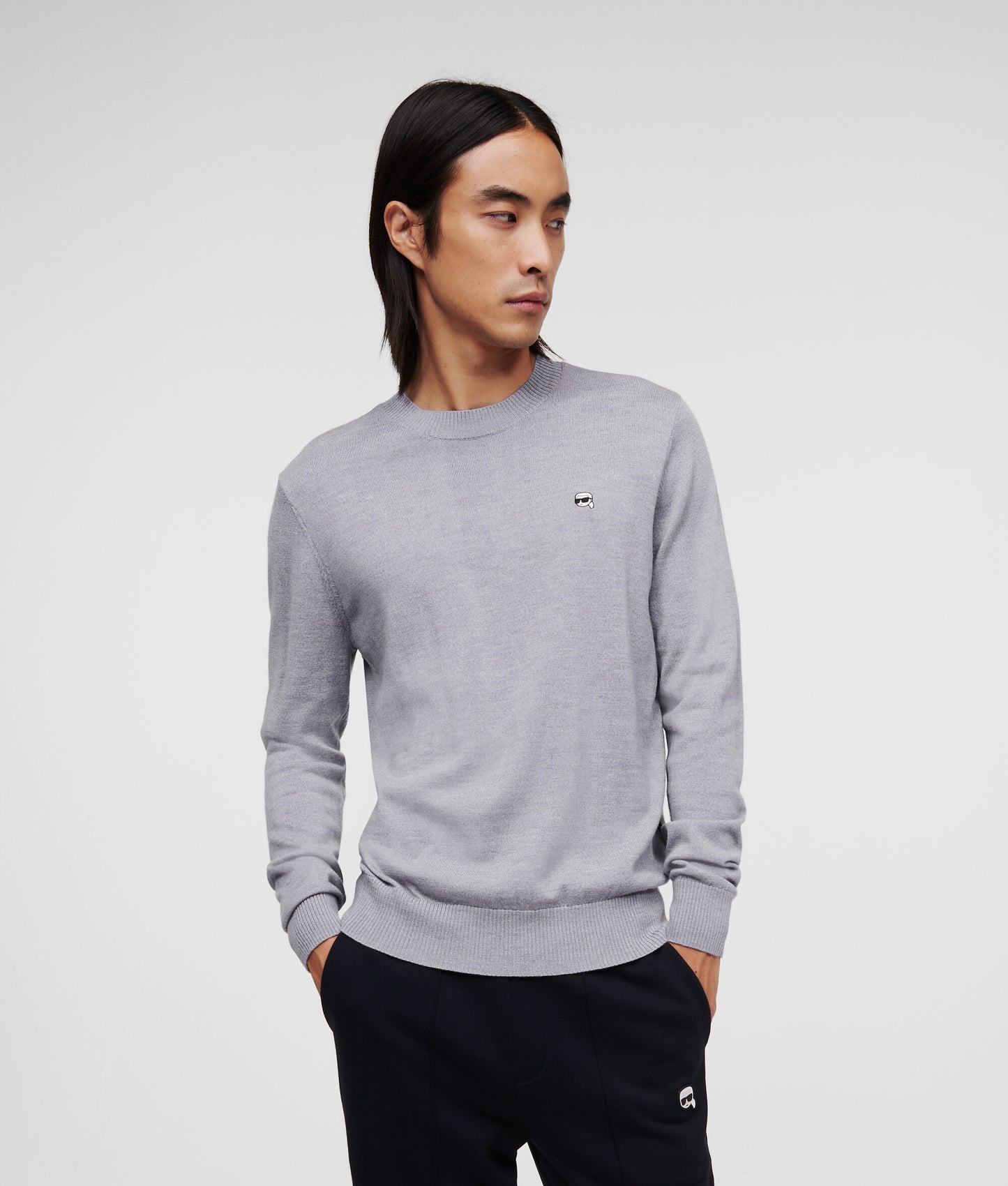 KARL IKONIK MERINO WOOL SWEATER