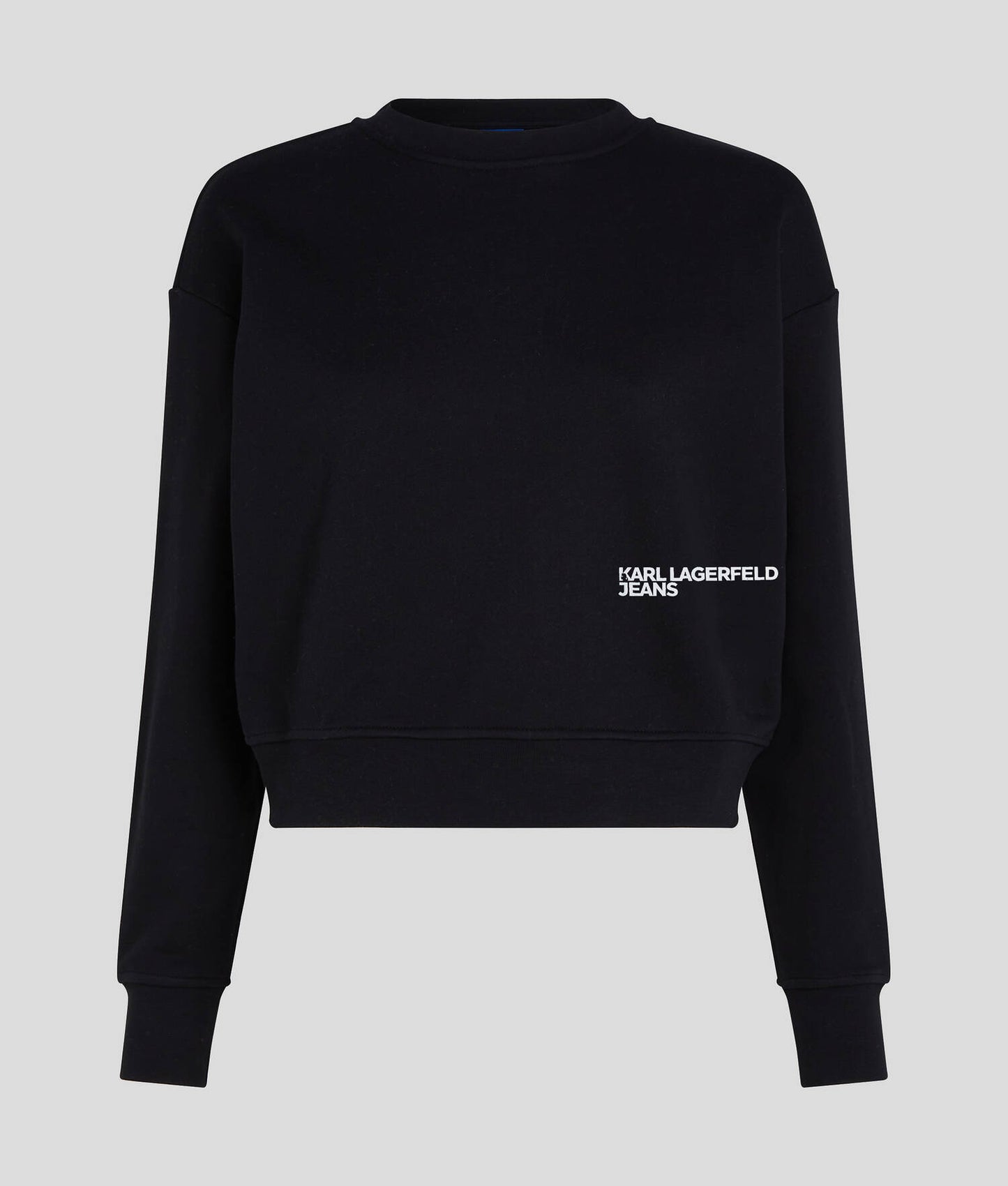 Karl Lagerfeld-STRAIGHT FIT SWEATSHIRT WITH KLJ LOGO