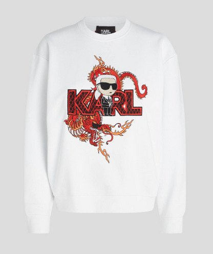 Karl Lagerfeld-K/IKONIK LUNAR NEW YEAR SWEATSHIRT