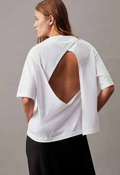 Slim backless top