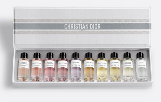 DIOR-PERFUMER'S BOX The Christian Dior Private Collection - Box of 10 perfume miniatures