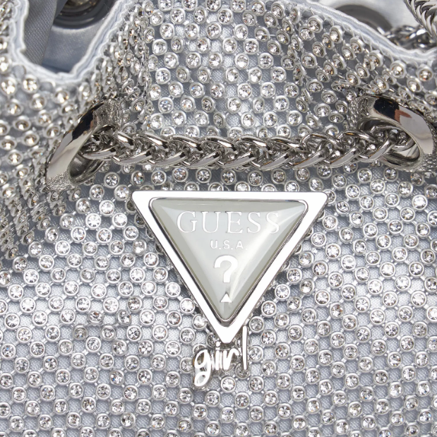 Guess Handbag J4GZ38 WG830 Silver