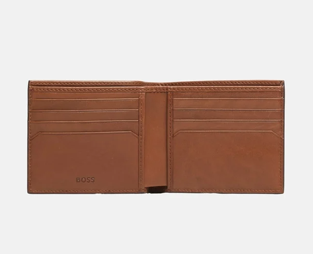 Boss leather wallet