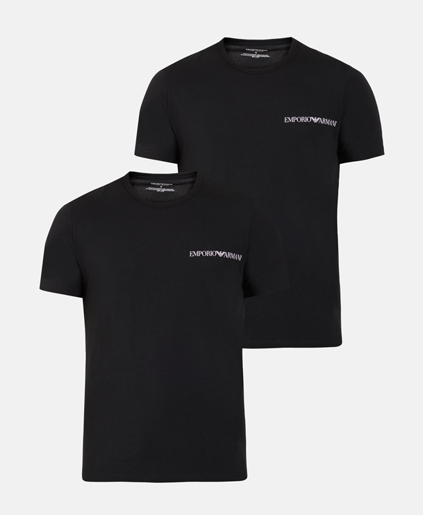 Emporio Armani T-shirts, set of 2, Black color