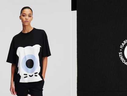 Karl Lagerfeld-T-SHIRT KL X DARCEL DISAPPOINTS