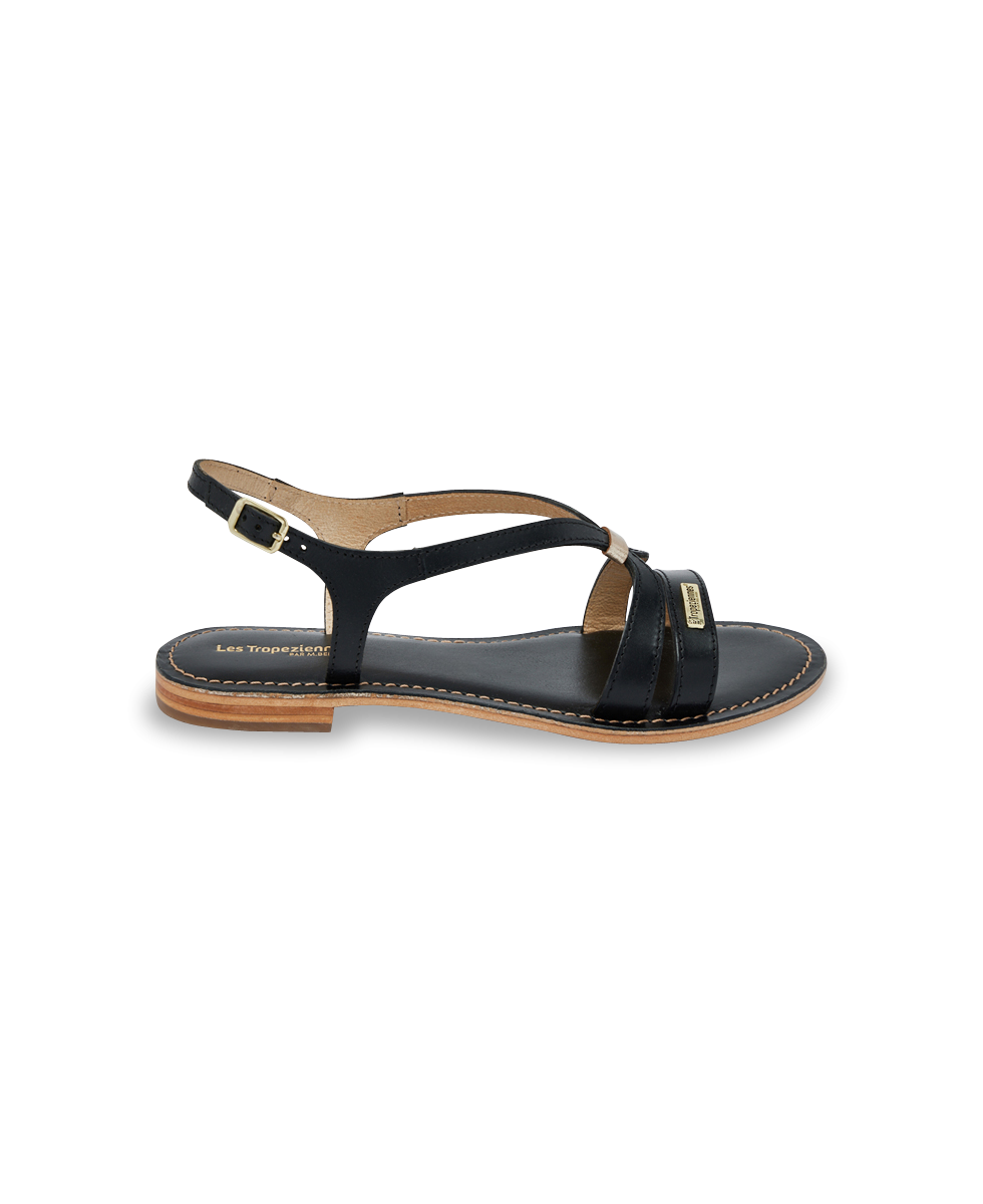 Les Tropeziennes -HAMOON Women's leather sandals