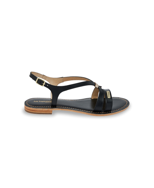 Les Tropeziennes -HAMOON Women's leather sandals