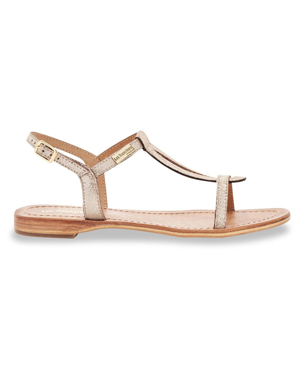 Les Tropeziennes -HAMAT Women's leather sandals