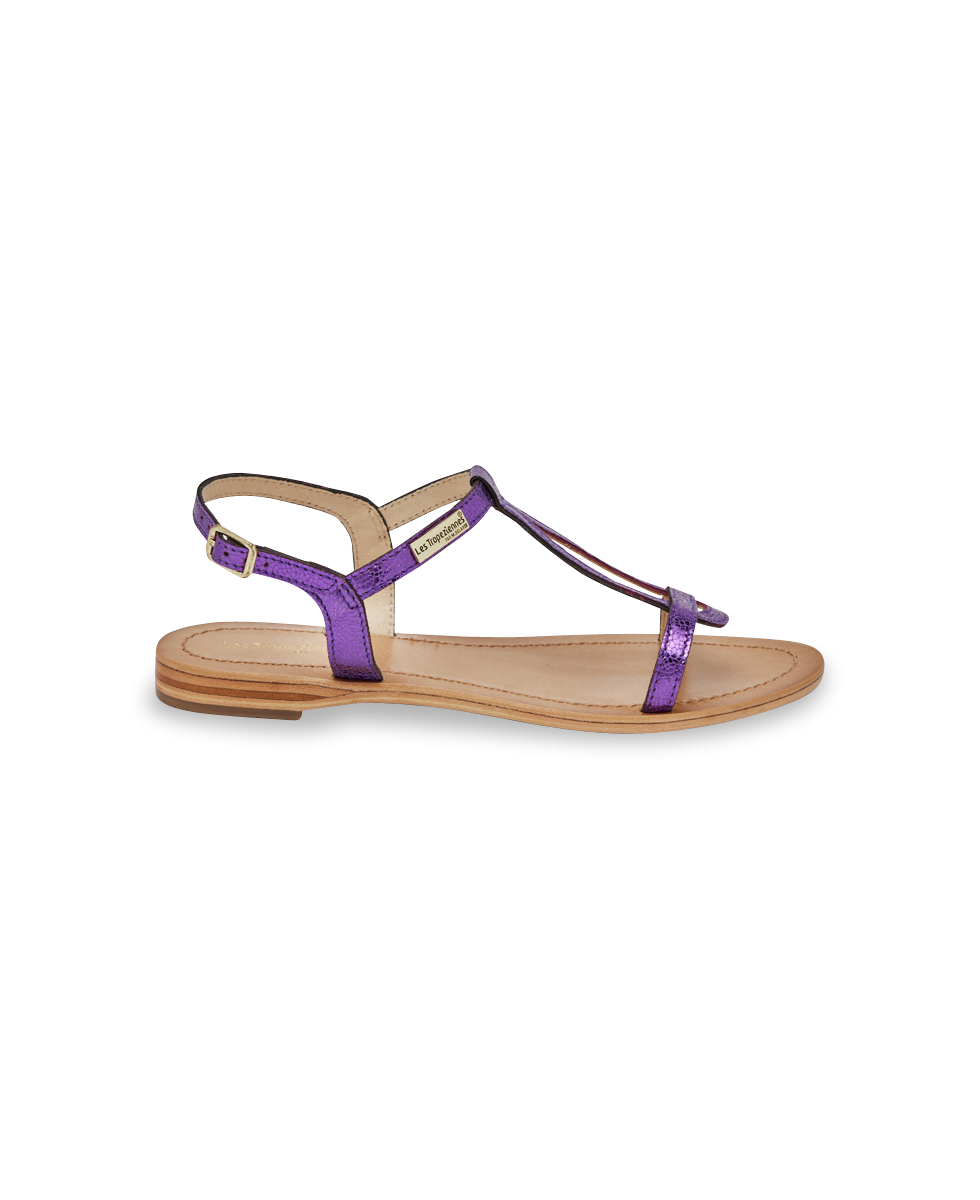 Les Tropeziennes -HAMAT Women's leather sandals